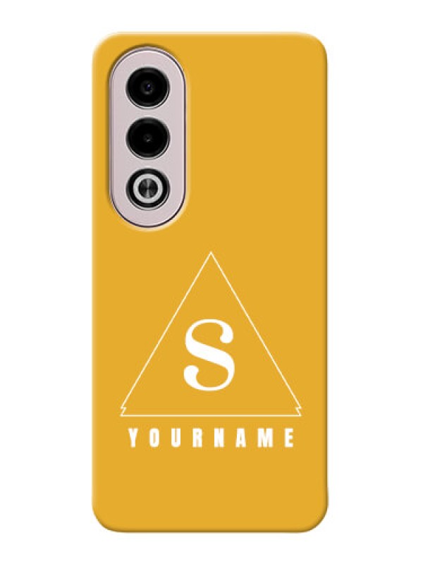 Custom Oppo K12x 5G Personalized Phone Case with simple triangle Design