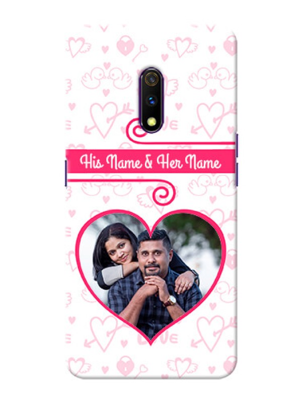 Custom Oppo K3 Personalized Phone Cases: Heart Shape Love Design