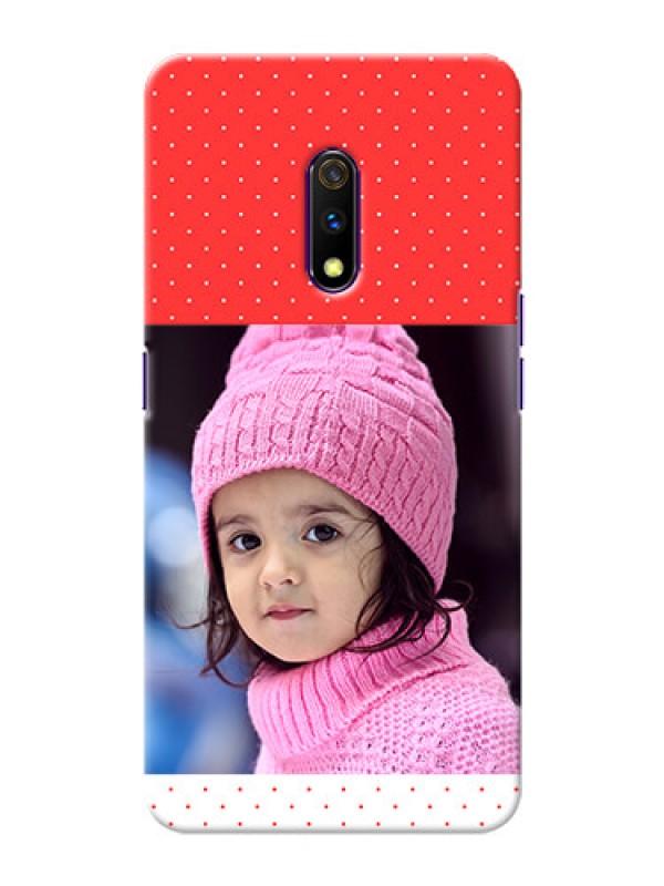 Custom Oppo K3 personalised phone covers: Red Pattern Design