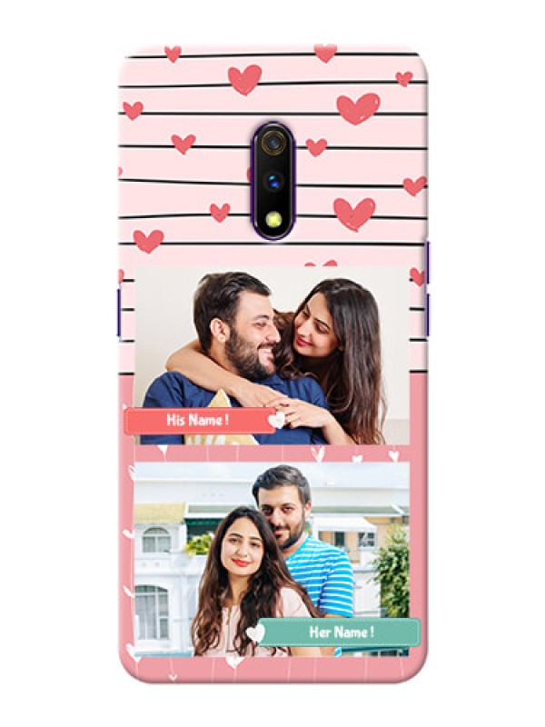 Custom Oppo K3 custom mobile covers: Photo with Heart Design