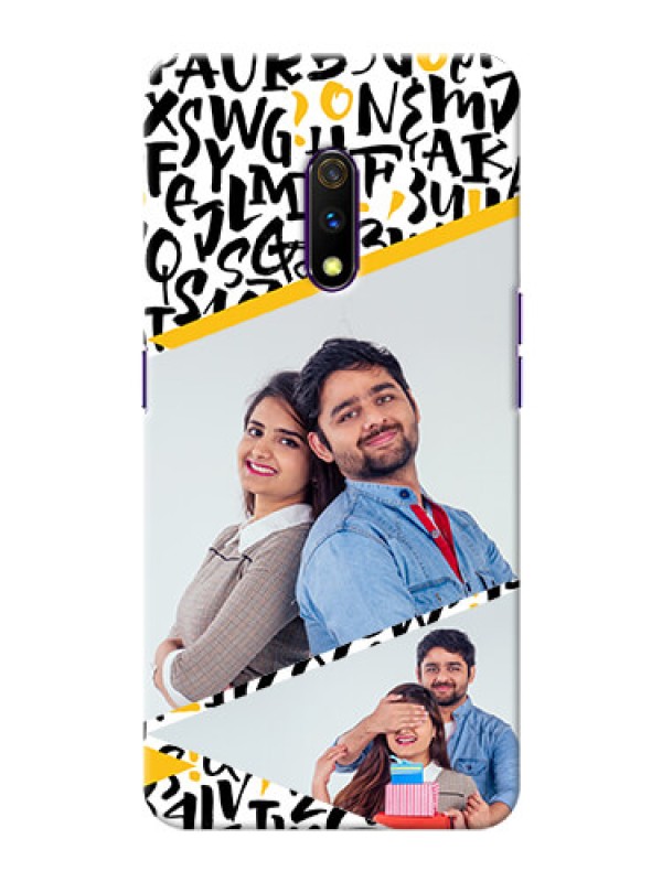 Custom Oppo K3 Phone Back Covers: Letters Pattern Design