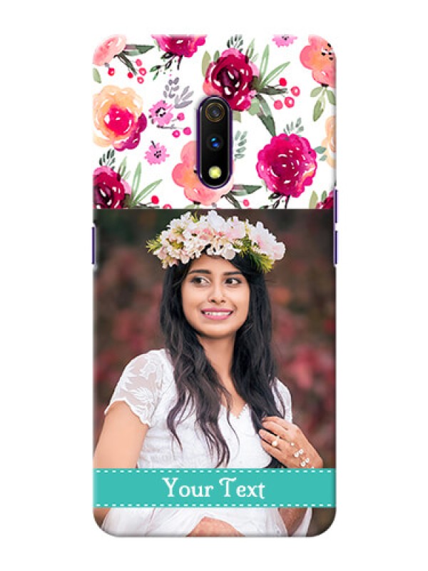 Custom Oppo K3 Personalized Mobile Cases: Watercolor Floral Design