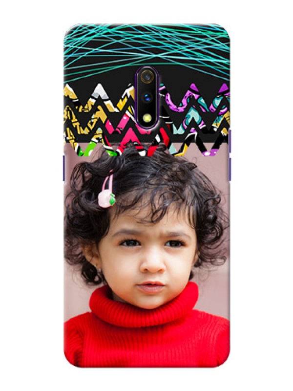 Custom Oppo K3 personalized phone covers: Neon Abstract Design