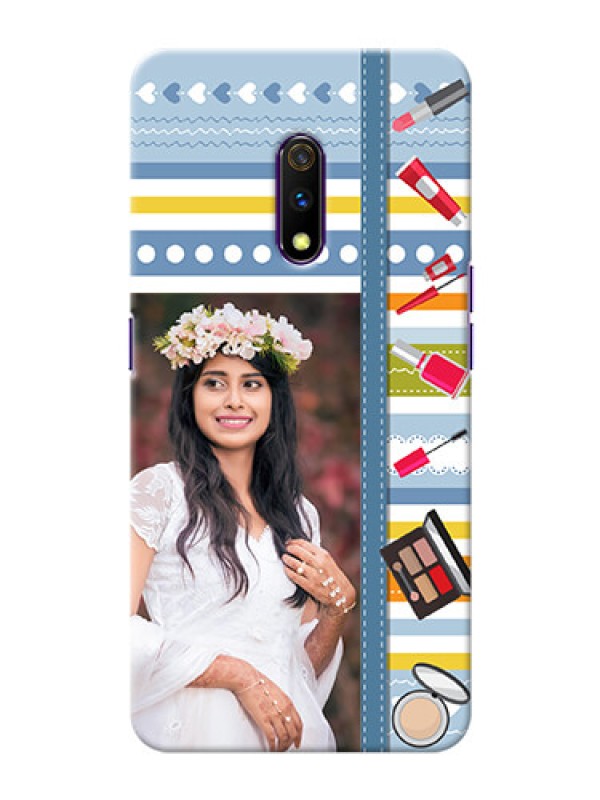 Custom Oppo K3 Personalized Mobile Cases: Makeup Icons Design