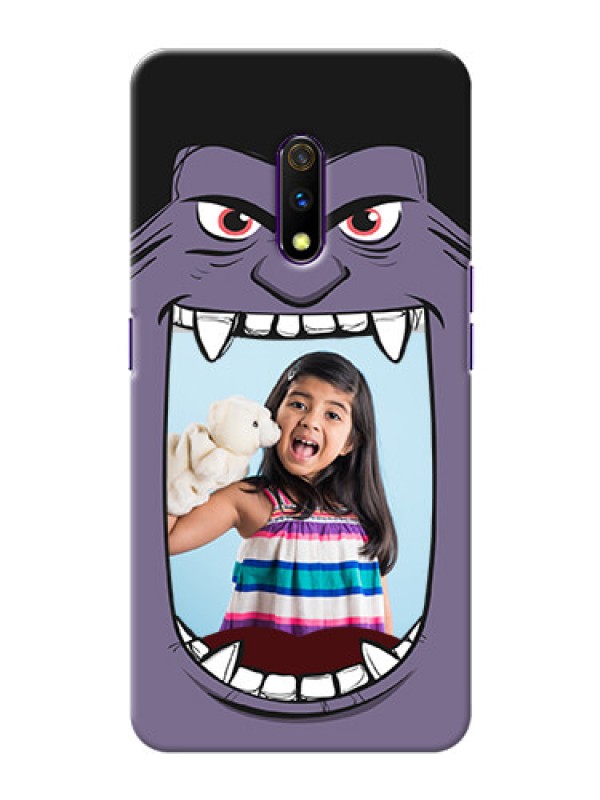 Custom Oppo K3 Personalised Phone Covers: Angry Monster Design