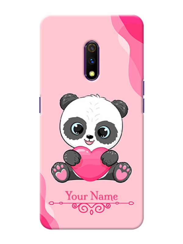 Custom Oppo K3 Mobile Back Covers: Cute Panda Design