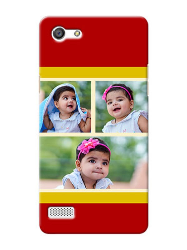 Custom Oppo Neo 7 Multiple Picture Upload Mobile Cover Design
