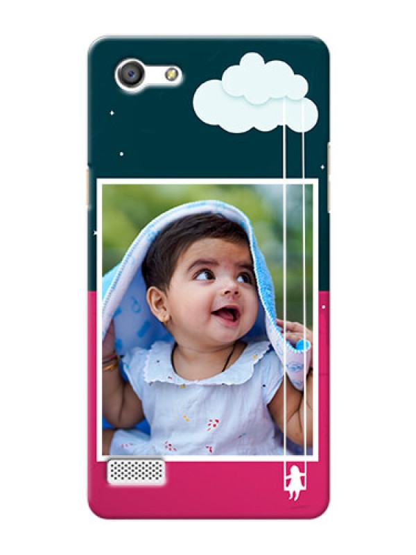 Custom Oppo Neo 7 Cute Girl Abstract Mobile Case Design