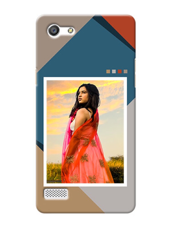 Custom Oppo Neo 7 Mobile Back Covers: Retro color pallet Design
