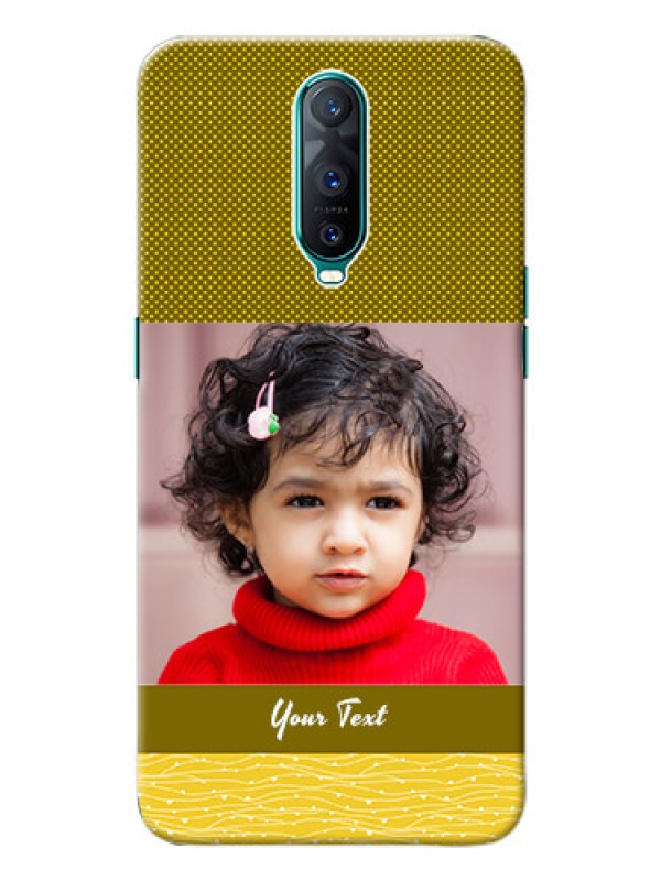 Custom Oppo R17 Pro custom mobile back covers: Simple Green Color Design