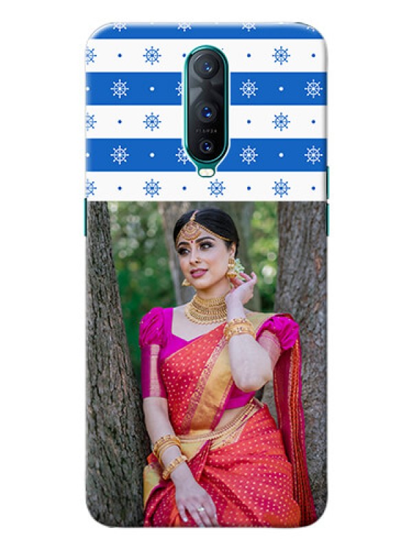 Custom Oppo R17 Pro custom mobile covers: Snow Pattern Design