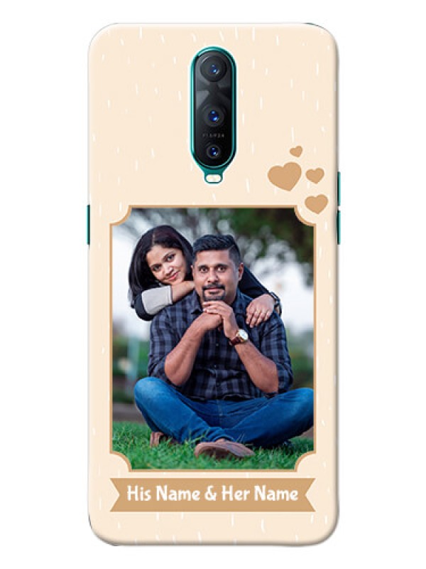 Custom Oppo R17 Pro mobile phone cases with confetti love design 