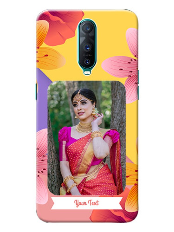 Custom Oppo R17 Pro Mobile Covers: 3 Image With Vintage Floral Design