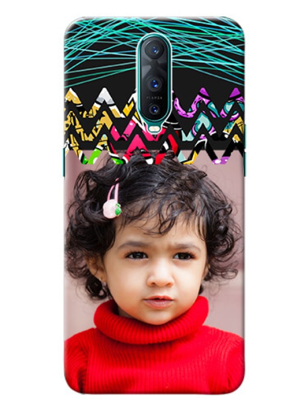 Custom Oppo R17 Pro personalized phone covers: Neon Abstract Design