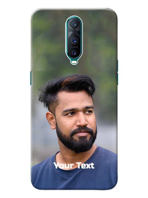 Custom Oppo R17 Pro Mobile Cover: Photo with Text
