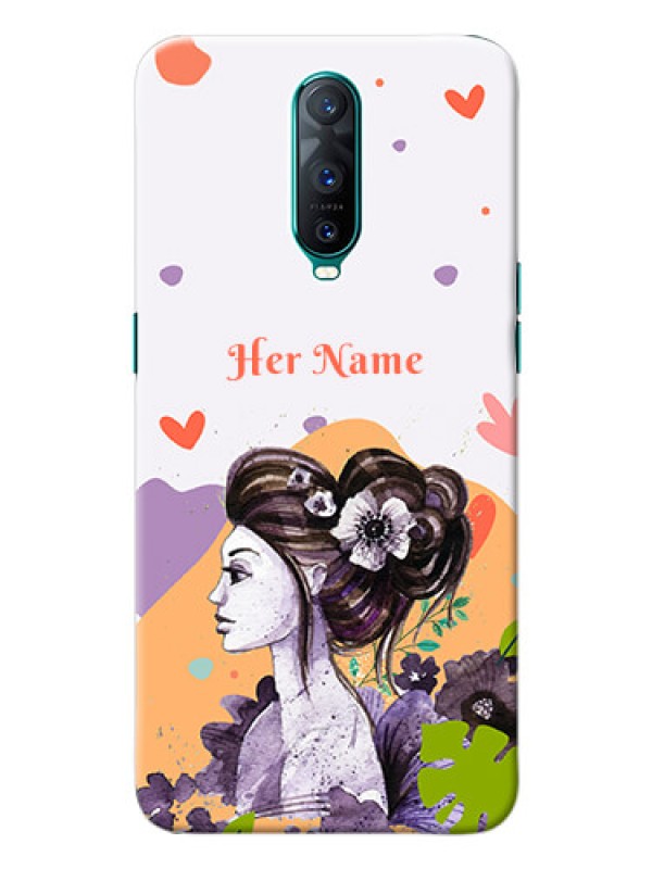 Custom Oppo R17 Pro Custom Mobile Case with Woman And Nature Design