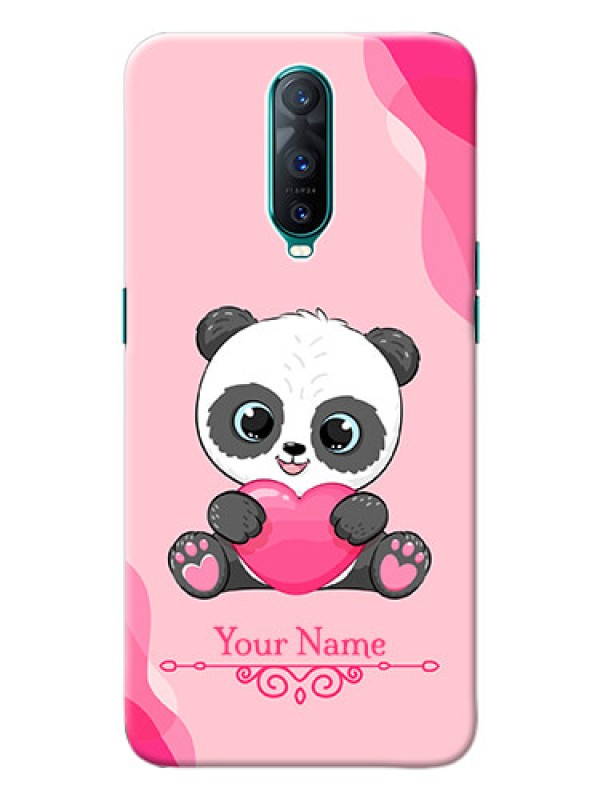 Custom Oppo R17 Pro Mobile Back Covers: Cute Panda Design