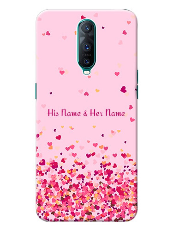 Custom Oppo R17 Pro Phone Back Covers: Floating Hearts Design