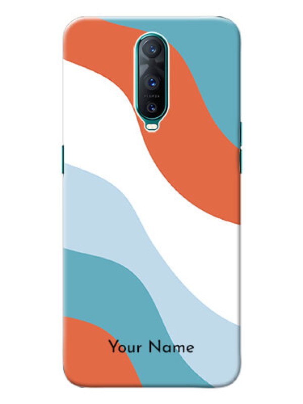 Custom Oppo R17 Pro Mobile Back Covers: coloured Waves Design