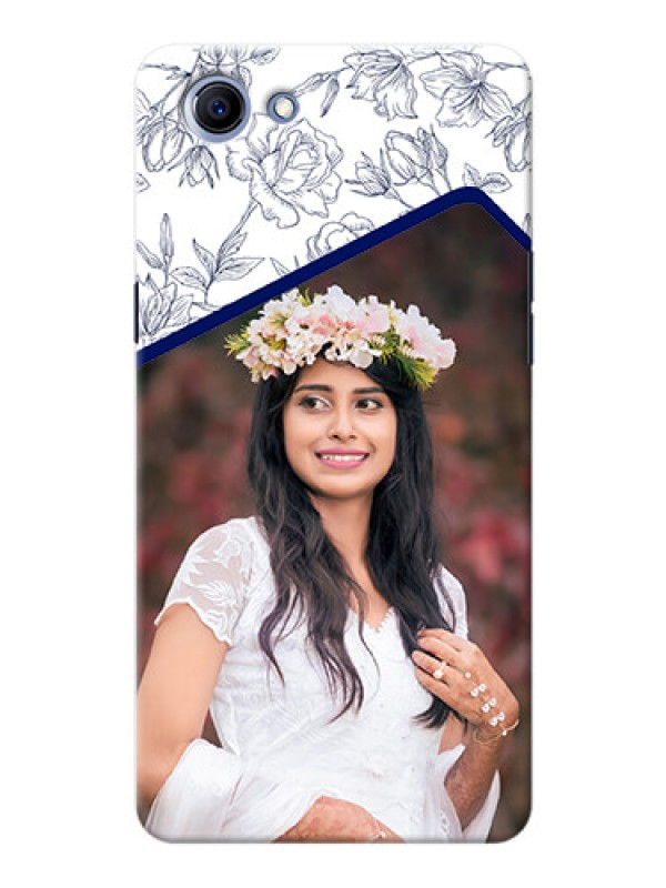 Custom Oppo Realme 1 Floral Design Mobile Cover Design