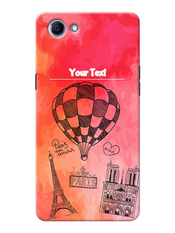 Custom Oppo Realme 1 abstract painting with paris theme Design