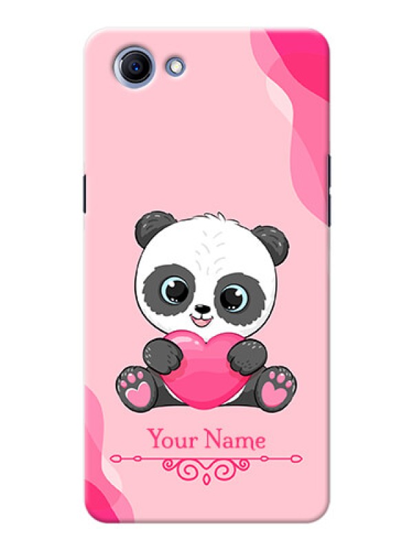 Custom Oppo Realme 1 Mobile Back Covers: Cute Panda Design