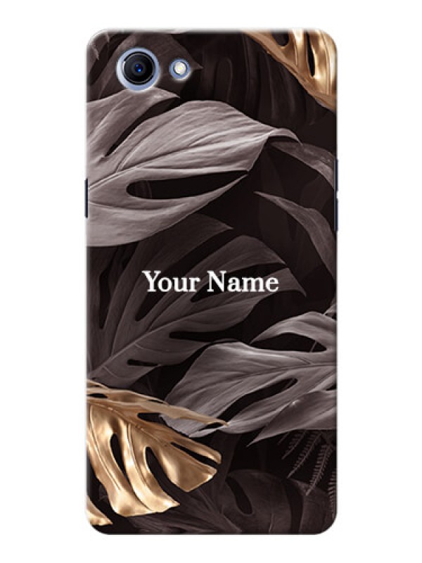 Custom Oppo Realme 1 Mobile Back Covers: Wild Leaves digital paint Design