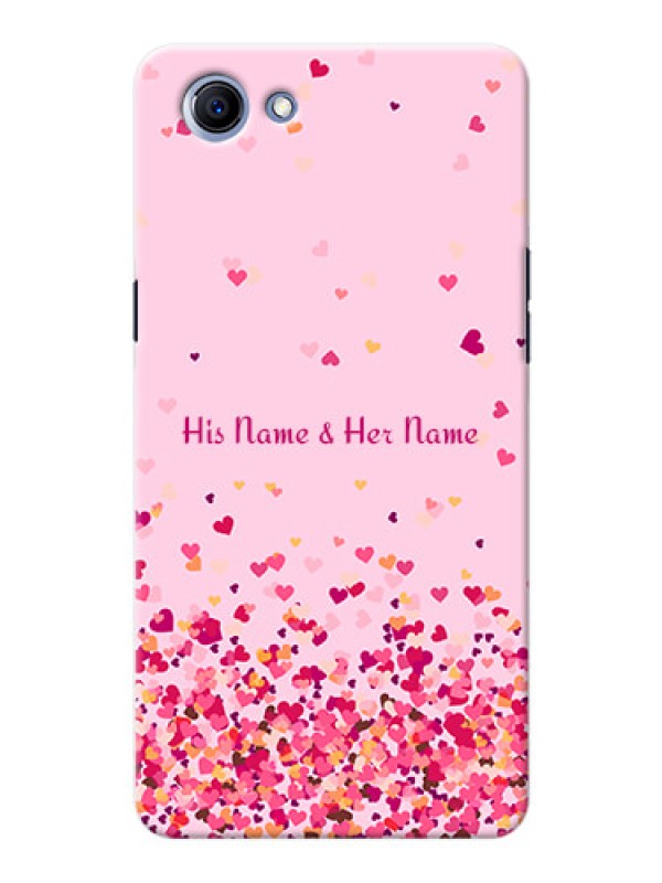 Custom Oppo Realme 1 Phone Back Covers: Floating Hearts Design