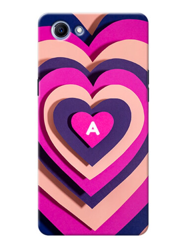 Custom Oppo Realme 1 Custom Mobile Case with Cute Heart Pattern Design
