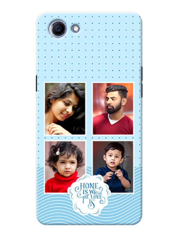 Custom Oppo Realme 1 Custom Phone Covers: Cute love quote with 4 pic upload Design