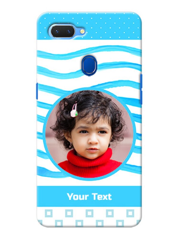 Custom Realme 2 phone back covers: Simple Blue Case Design