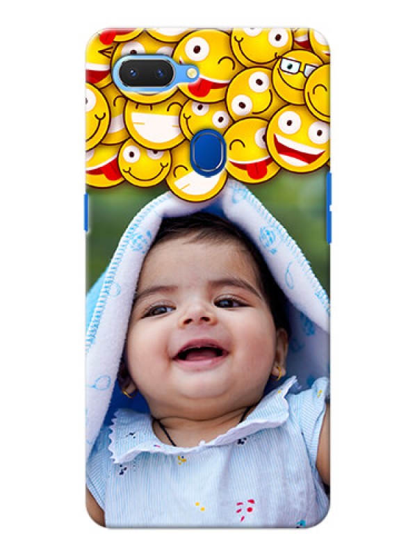 Custom Realme 2 Custom Phone Cases with Smiley Emoji Design