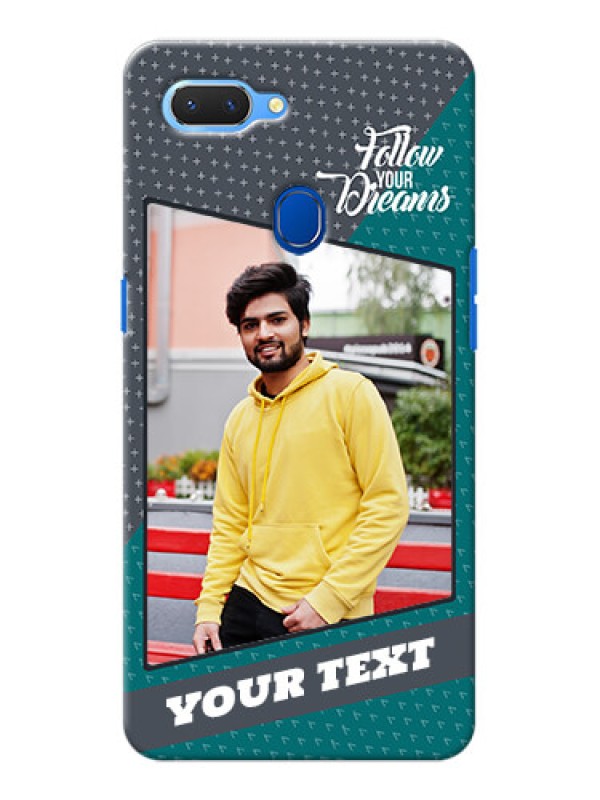 Custom Realme 2 Back Covers: Background Pattern Design with Quote