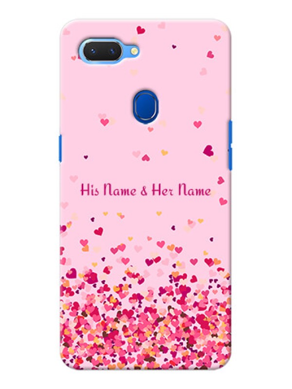 Custom Realme 2 Phone Back Covers: Floating Hearts Design