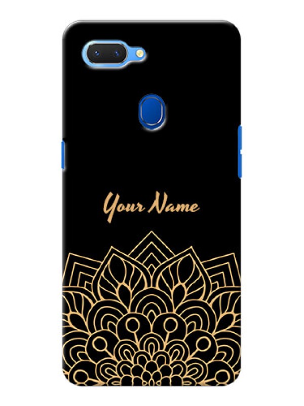 Custom Realme 2 Back Covers: Golden mandala Design