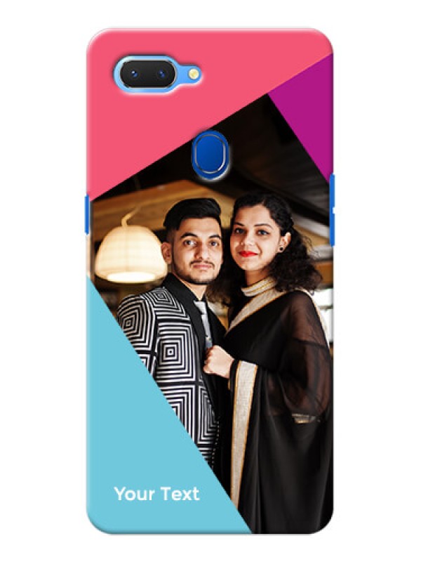 Custom Realme 2 Custom Phone Cases: Stacked Triple colour Design