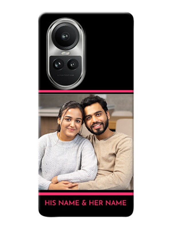 Custom Reno 10 5G Mobile Covers With Add Text Design