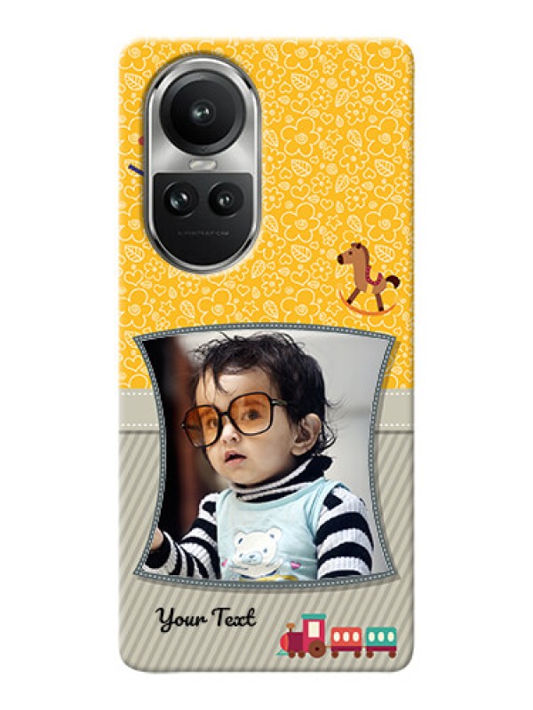 Custom Reno 10 5G Mobile Cases Online: Baby Picture Upload Design