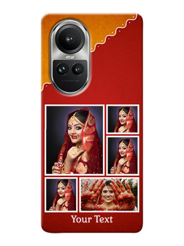 Custom Reno 10 5G customized phone cases: Wedding Pic Upload Design