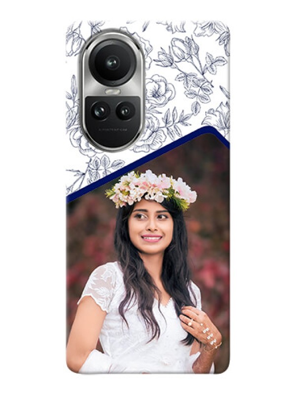 Custom Reno 10 5G Phone Cases: Premium Floral Design