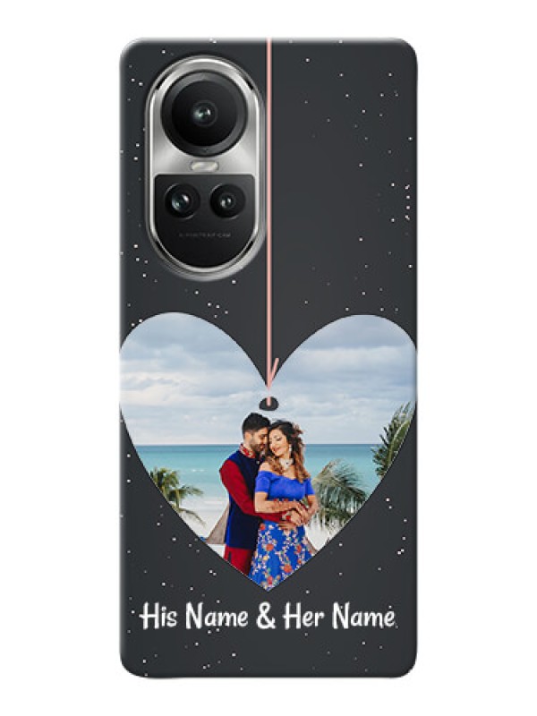 Custom Reno 10 5G custom phone cases: Hanging Heart Design