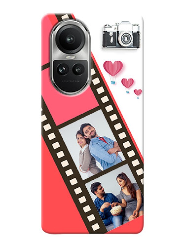 Custom Reno 10 5G custom phone covers: 3 Image Holder with Film Reel
