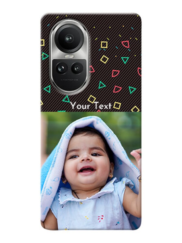 Custom Reno 10 5G custom mobile cases with confetti birthday design