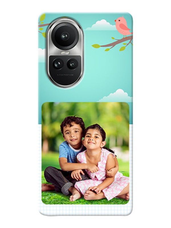 Custom Reno 10 5G phone cases online: Doodle love Design