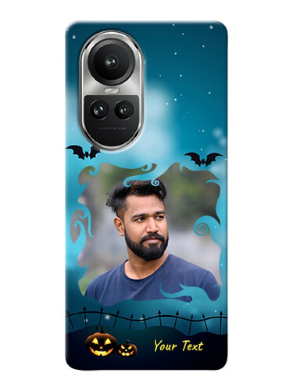 Custom Reno 10 5G Personalised Phone Cases: Halloween frame design