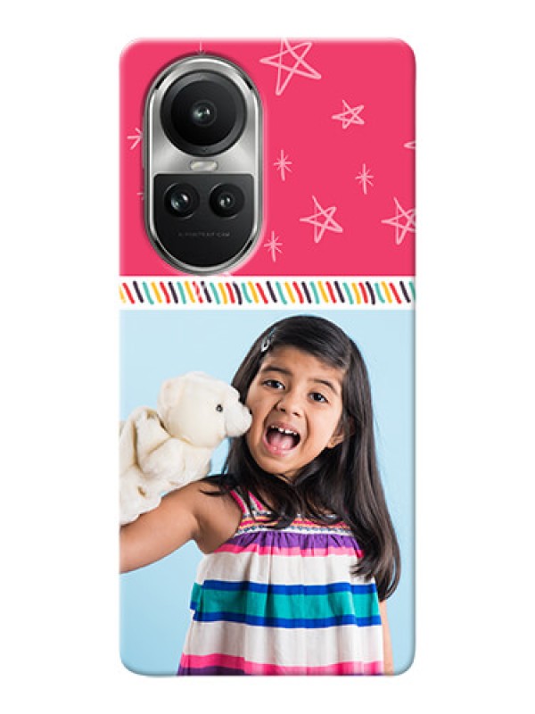 Custom Reno 10 5G Personalized Phone Cases: line art design