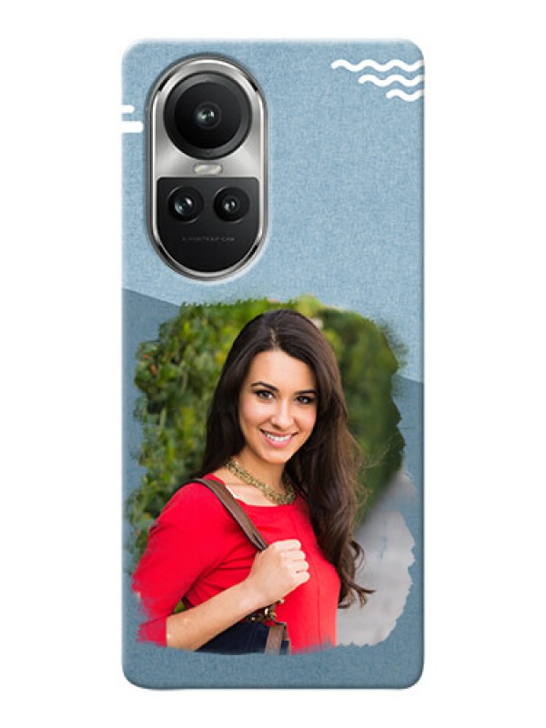 Custom Reno 10 5G custom mobile phone covers: Grunge Line Art Design