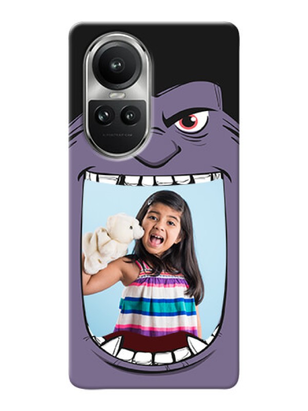 Custom Reno 10 5G Personalised Phone Covers: Angry Monster Design