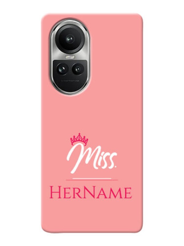 Custom Reno 10 5G Custom Phone Case Mrs with Name