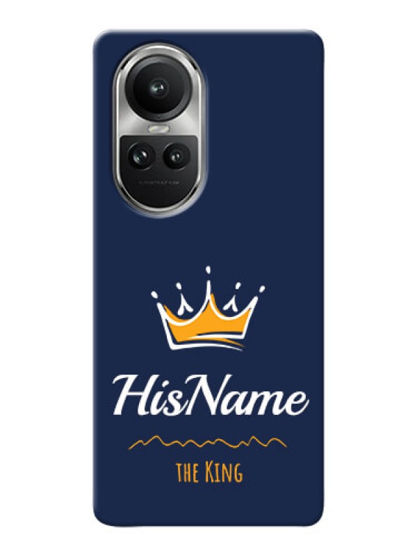 Custom Reno 10 5G King Phone Case with Name